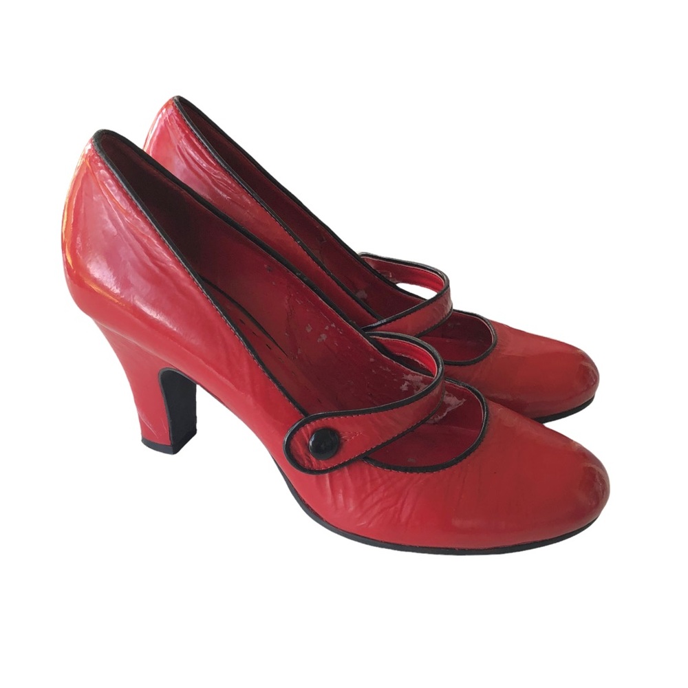 Gianni Bini Red Patent Heels